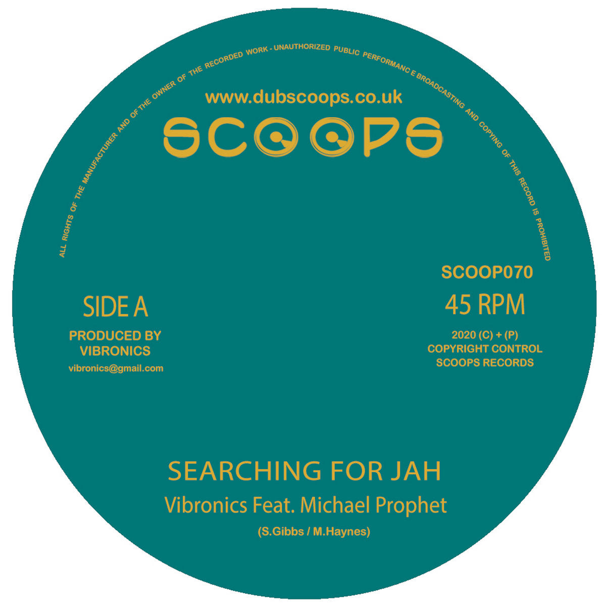 Searching For Jah - Vibronics feat Michael Prophet