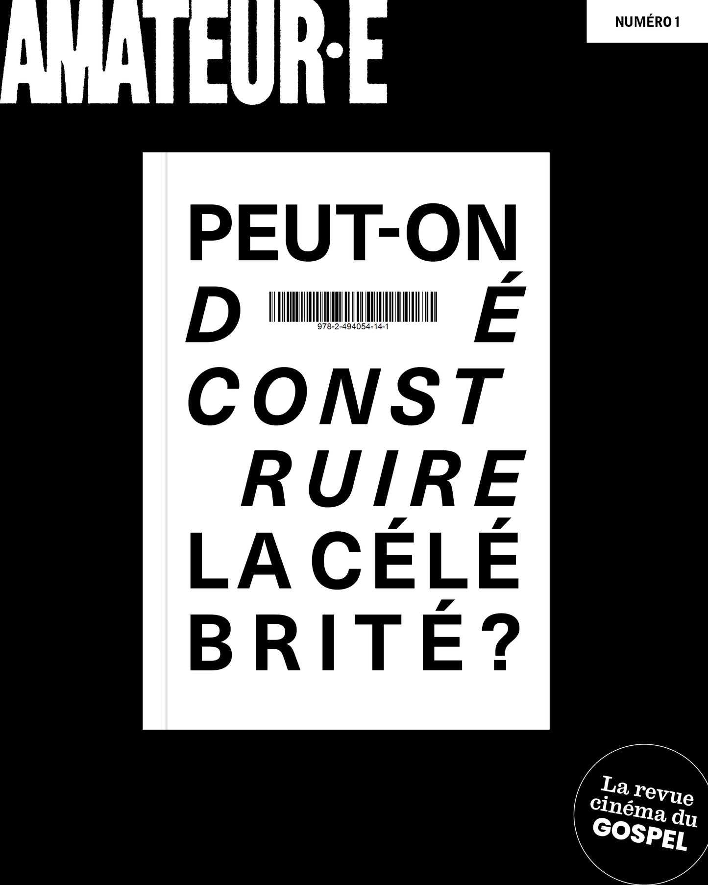 Amateur-e (la revue cinéma du Gospel) : numéro 1
