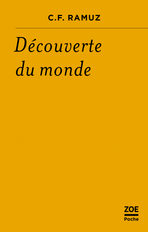 Découverte du monde - C.F. Ramuz