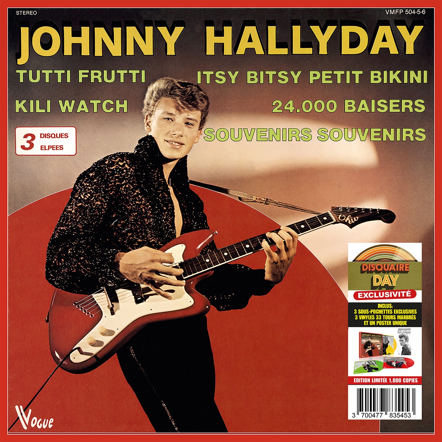 Coffret Vogue - Made in Belgium - Johnny Hallyday